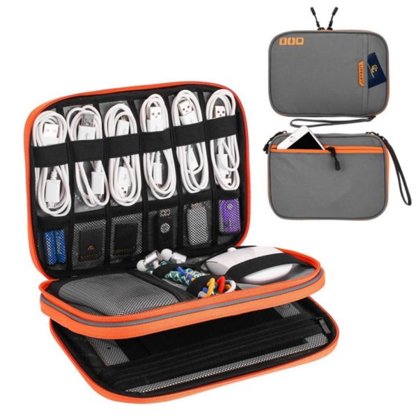 Reisetasche für elektronische Geräte und Kabel Organizer 2