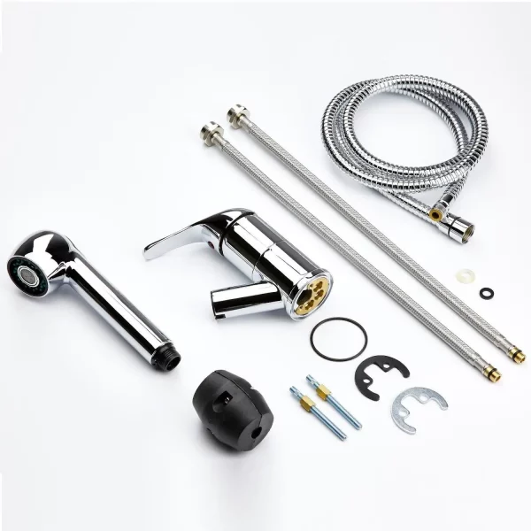 Wohnmobil Caravan Wasserhahn herausziehbar Spray Push 12mm 2