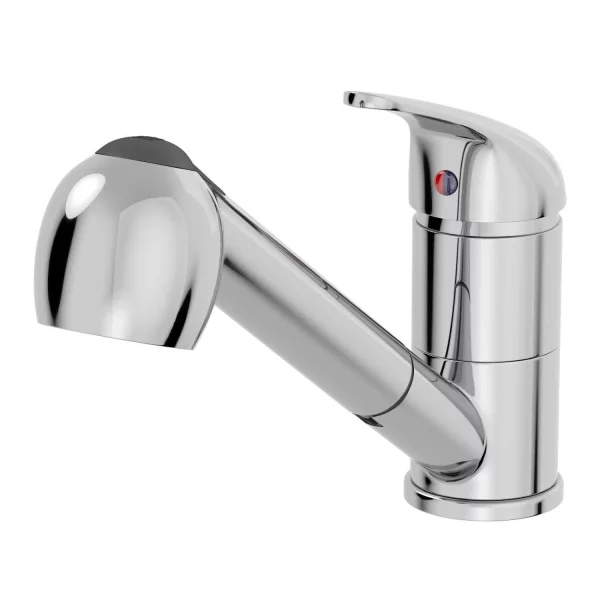 Wohnmobil Caravan Wasserhahn herausziehbar Spray Push 12mm 3